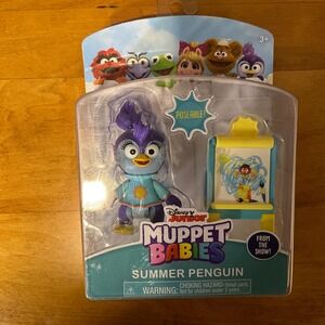 Disney Junior Muppet Babies Summer Penguin Poseable Figure with Easel
